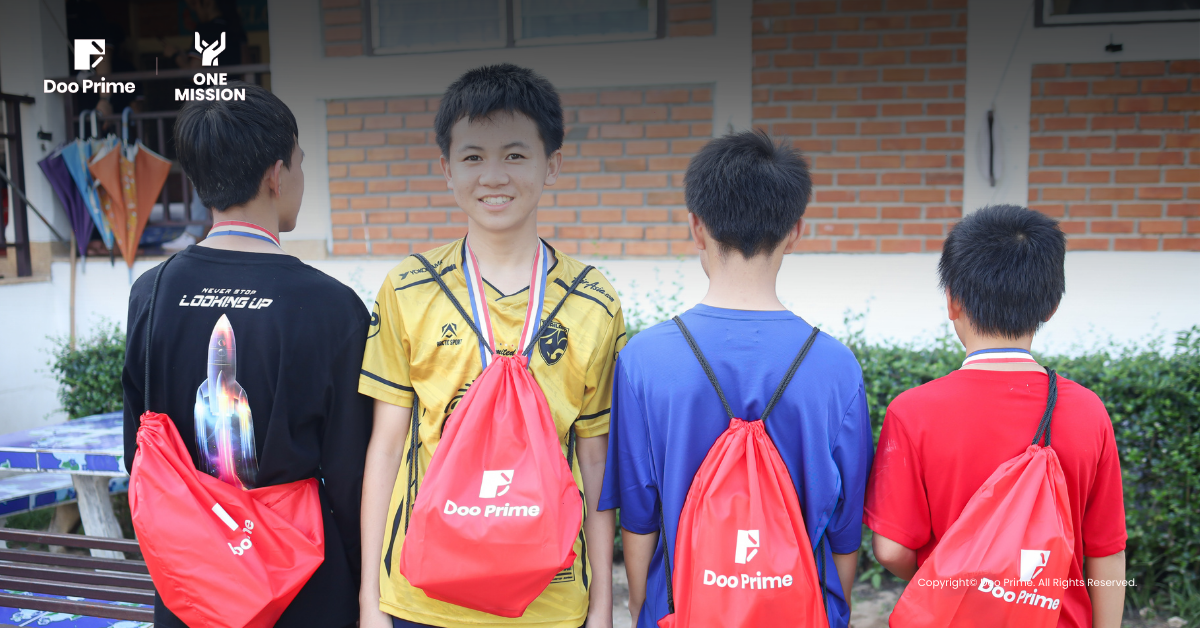 Doo Prime เริ่มต้นโครงการ OneMission ด้วยความสำเร็จในการจัดงานกีฬา ที่ประเทศไทย